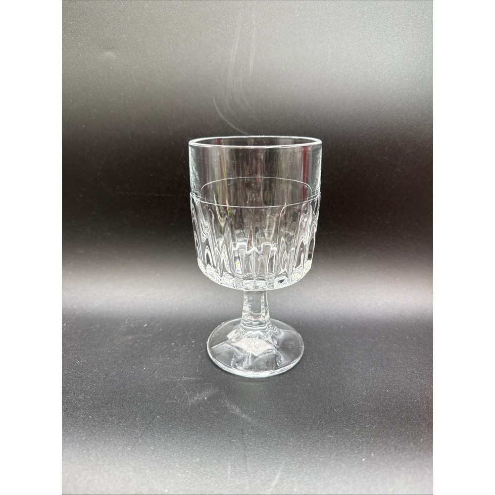 Vintage Libbey Dura Tuff Glass 8 Oz Stem Ware Winchester EUC
